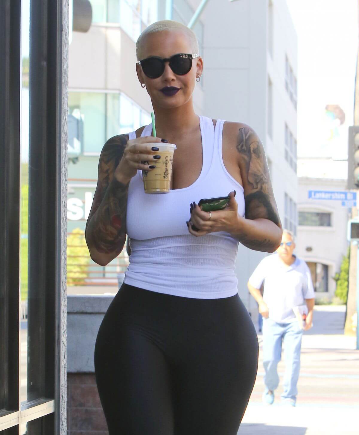 Amber Rose Stills at DWTS Practice in Hollywood