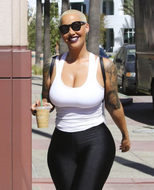 Amber Rose Stills at DWTS Practice in Hollywood 20