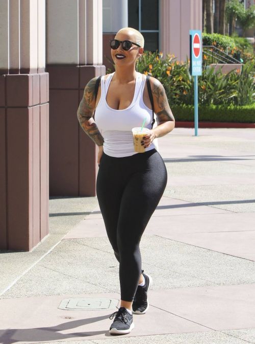 Amber Rose Stills at DWTS Practice in Hollywood 5