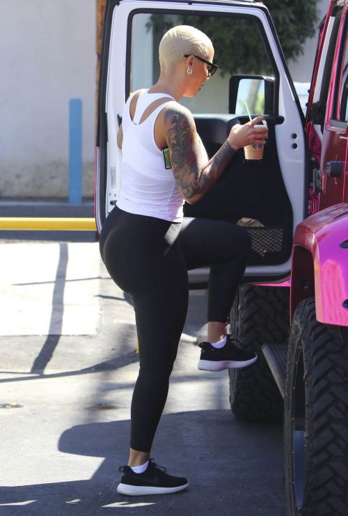 Amber Rose Stills at DWTS Practice in Hollywood 5