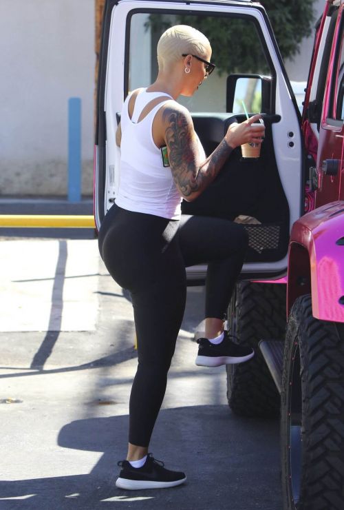 Amber Rose Stills at DWTS Practice in Hollywood 6