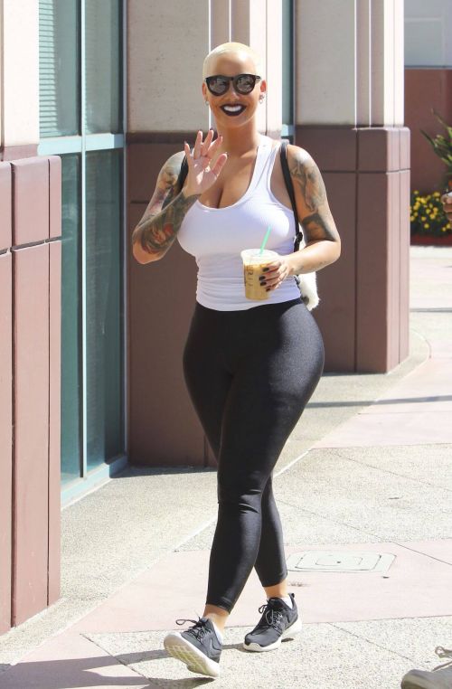Amber Rose Stills at DWTS Practice in Hollywood