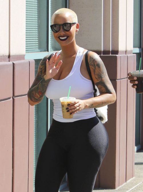 Amber Rose Stills at DWTS Practice in Hollywood 23
