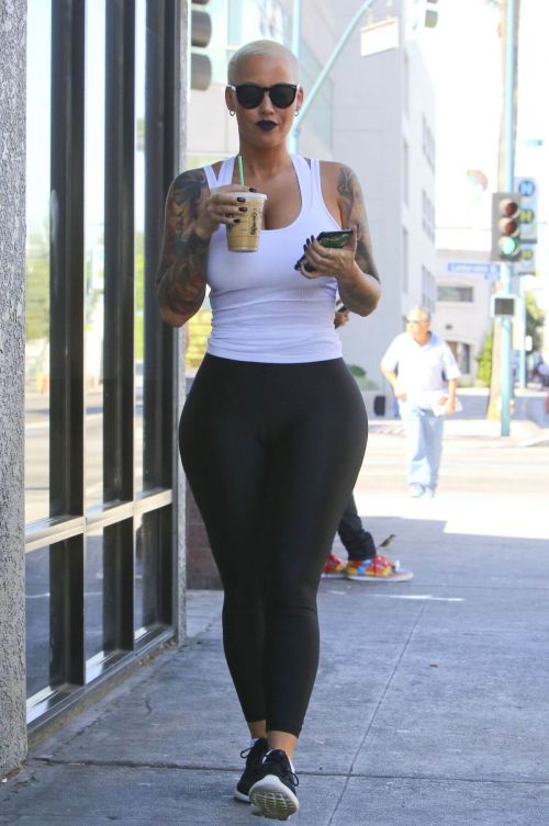 Amber Rose Stills at DWTS Practice in Hollywood