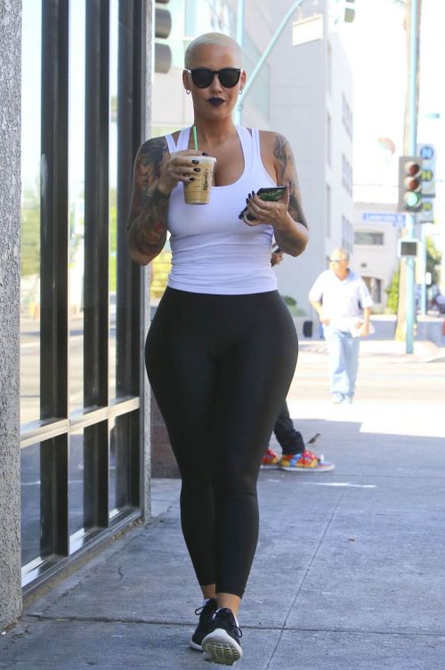 Amber Rose Stills at DWTS Practice in Hollywood 13