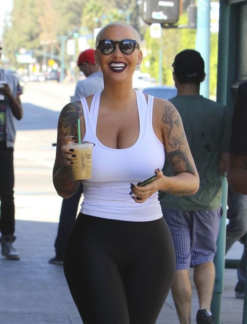 Amber Rose Stills at DWTS Practice in Hollywood 14