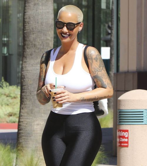 Amber Rose Stills at DWTS Practice in Hollywood 19