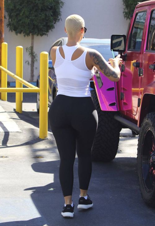 Amber Rose Stills at DWTS Practice in Hollywood 3
