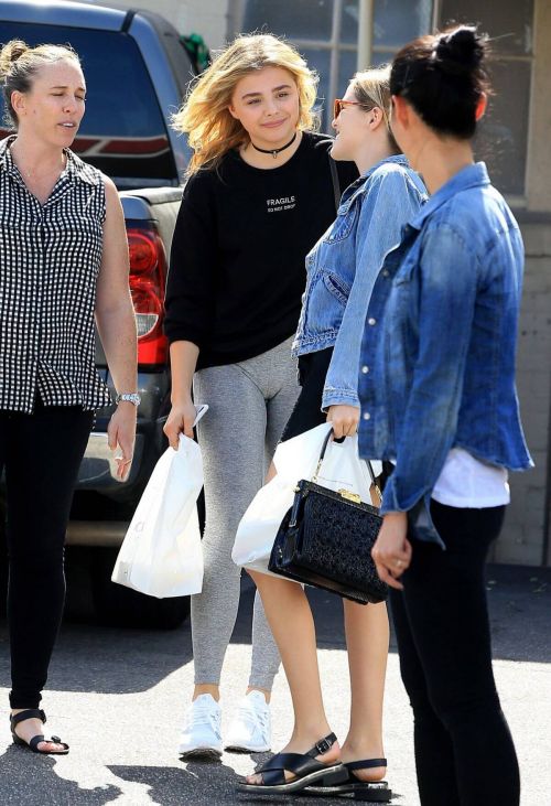 American Actress Chloe Grace Moretz Out in Beverly Hills