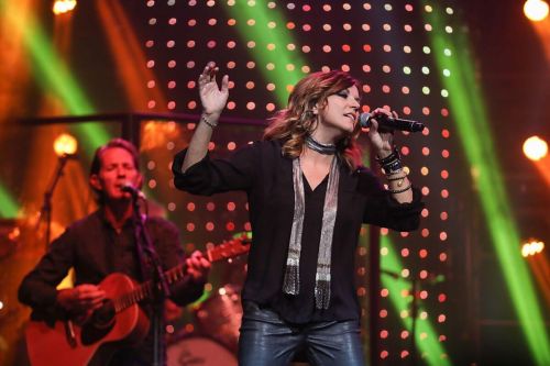 American Singer Martina McBride Performs at Band Against Cancer Tour 6