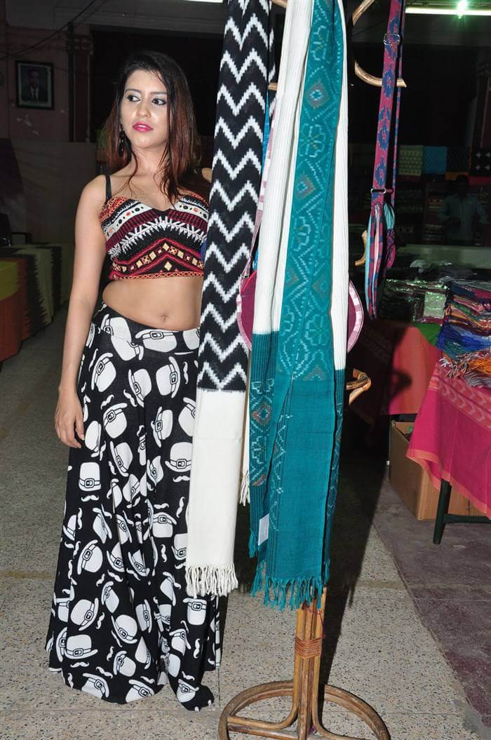 Anchal Singh at Pochampally Ikat Art Mela Launch Photos
