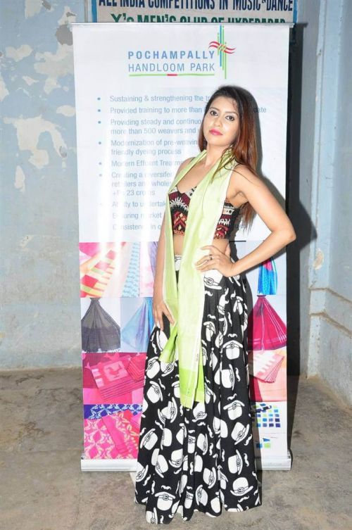 Anchal Singh at Pochampally Ikat Art Mela Launch Photos 4