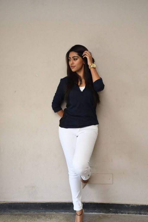 Anu Emmanuel at Majnu Movie Interview Images 13