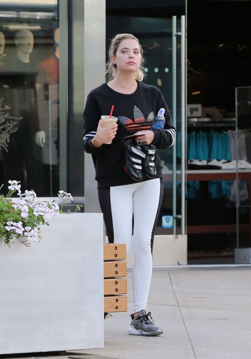 Ashley Benson Stills Heading to Soul Cycle in West Hollywood 2
