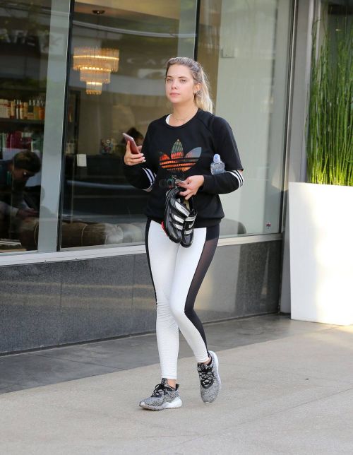 Ashley Benson Stills Heading to Soul Cycle in West Hollywood