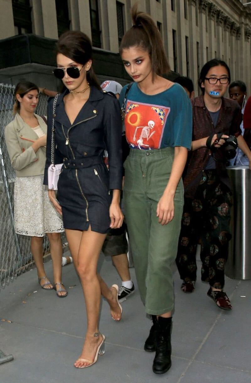 Bella Hadid and Taylor Marie Hill Out in New York