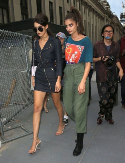 Bella Hadid and Taylor Marie Hill Out in New York 3
