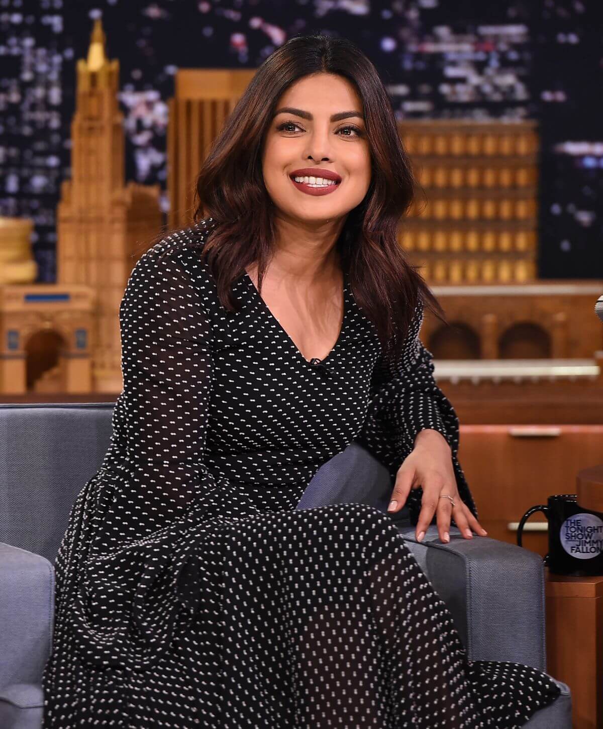 Bollywood Actress Priyanka Chopra at Jimmy Fallon in New York