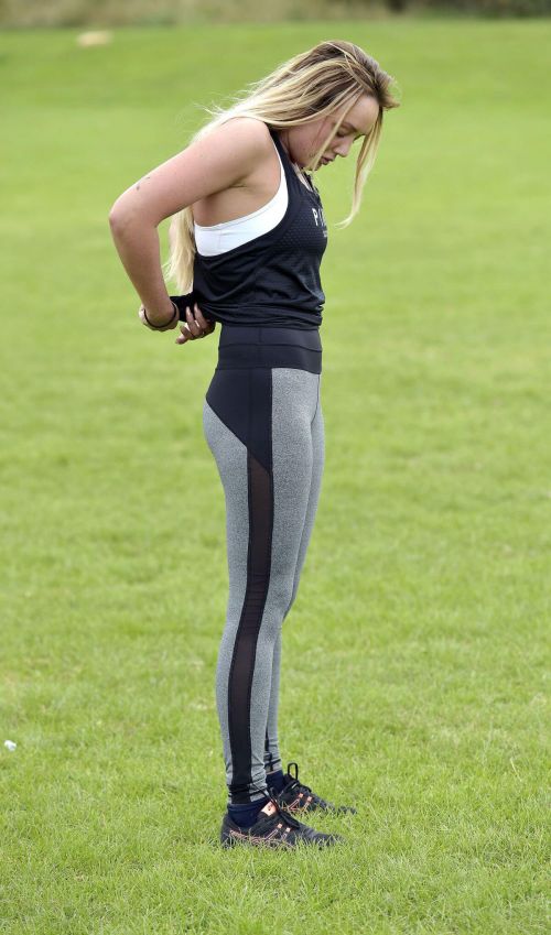 Charlotte Crosby Workout in Hear To Her Home in Newcastle - 14/09/2016 13