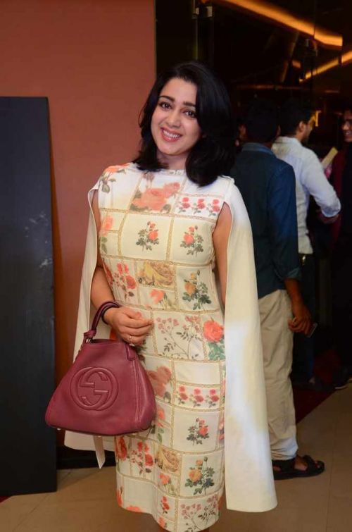 Charmy Kaur at Nirmala Convent Movie Premier Show Photos 1