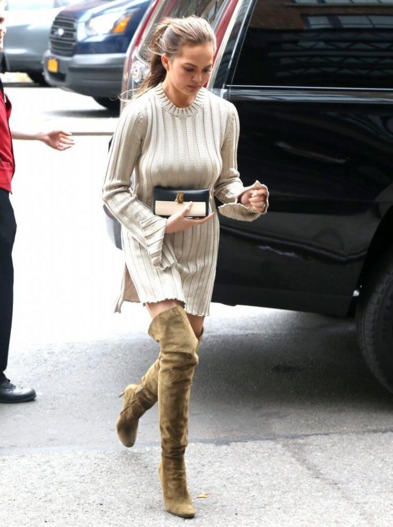 Chrissy Teigen Stills Out and About in New York