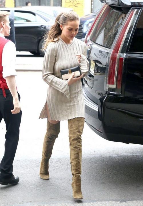 Chrissy Teigen Stills Out and About in New York