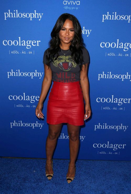 Christina Milian at Philosophy And Ellen Pompeo Welcome You To The Age Of Cool in West Hollywood