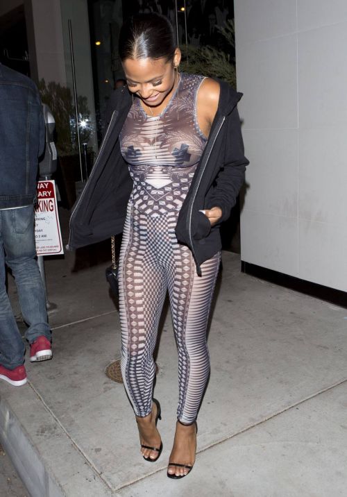 Christina Milian Stills Celebrates Her Birthday at Catch in West Hollywood 2