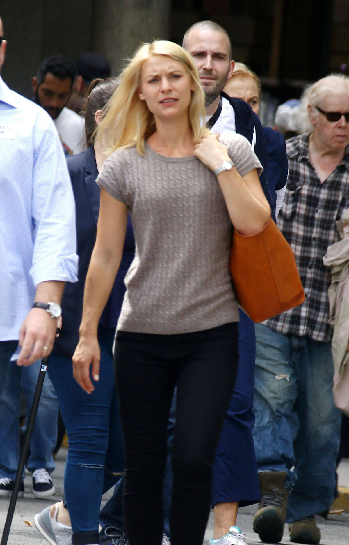 Claire Danes on the Set of 'Homeland' in New York - 14/09/2016