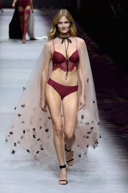 Constance Jablonski Stills at Etam Fashion Show at Paris Fashion Week 4