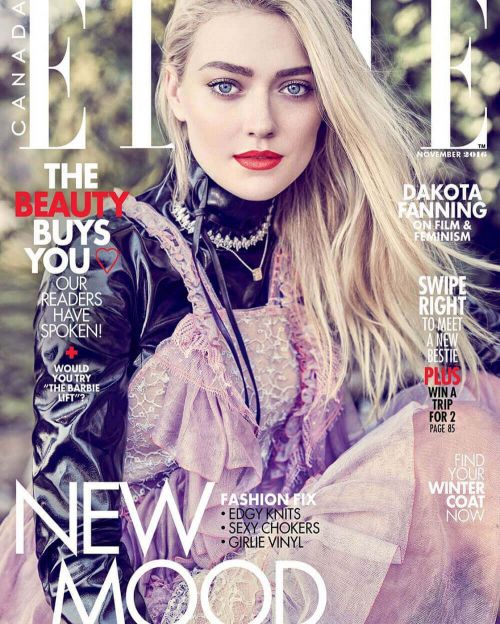 Dakota Fanning Stills in Elle Magazine, Canada November 2016 Issue 7