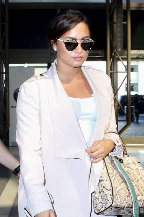 Demi Lovato Stills at Los Angeles International Airport