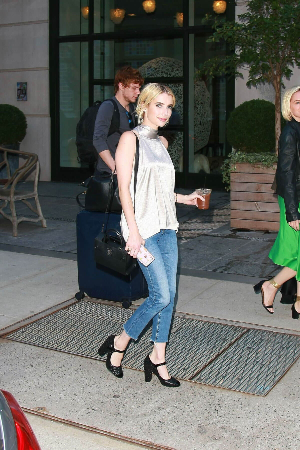 Emma Roberts Leaves Her Hotel in New York