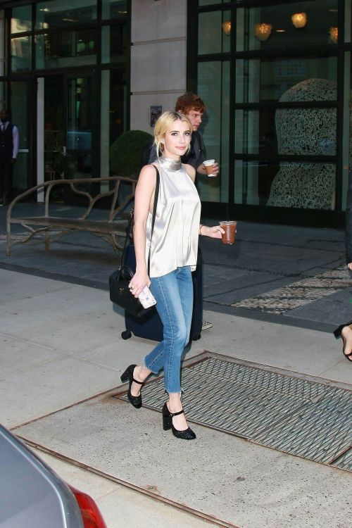 Emma Roberts Leaves Her Hotel in New York 2