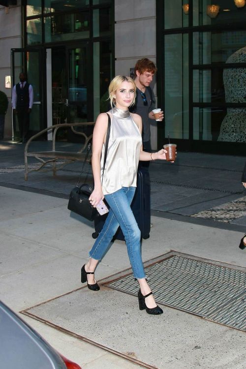 Emma Roberts Leaves Her Hotel in New York 3