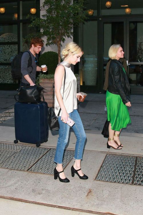 Emma Roberts Leaves Her Hotel in New York 6