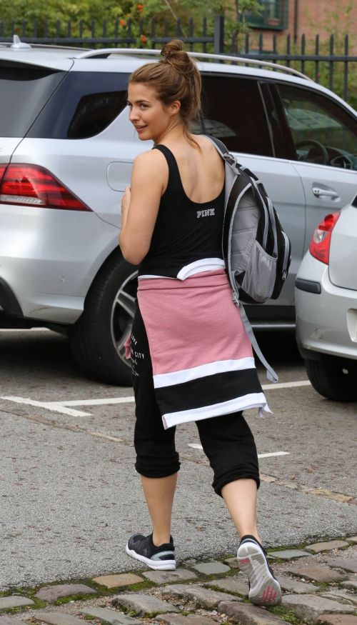 Gemma Atkinson Stills Leaves Key 103 Radio Studios in Manchester 1