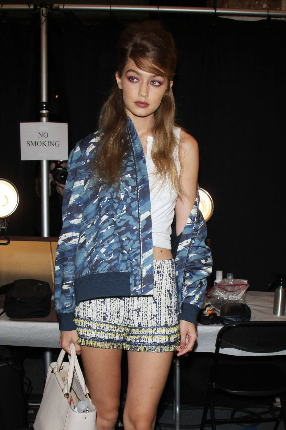 Gigi Hadid at Anna Sui Fashion Show at New York Fashion Week