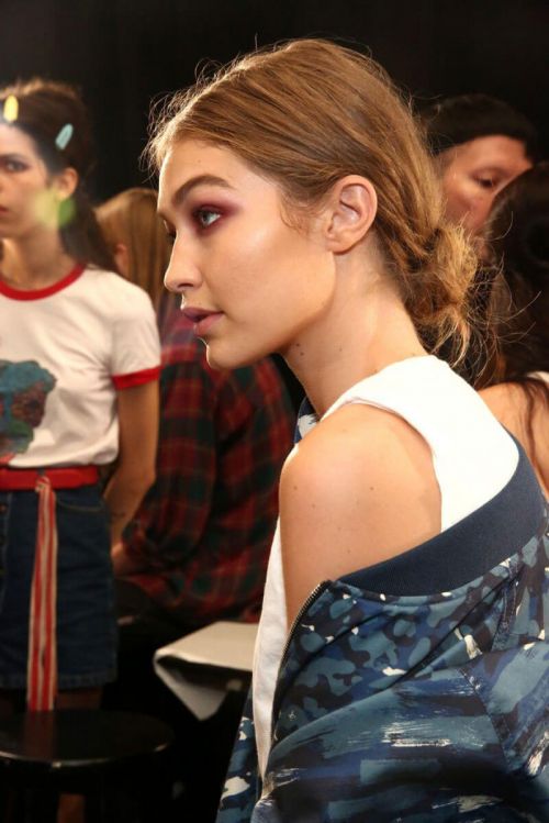 Gigi Hadid at Anna Sui Fashion Show at New York Fashion Week