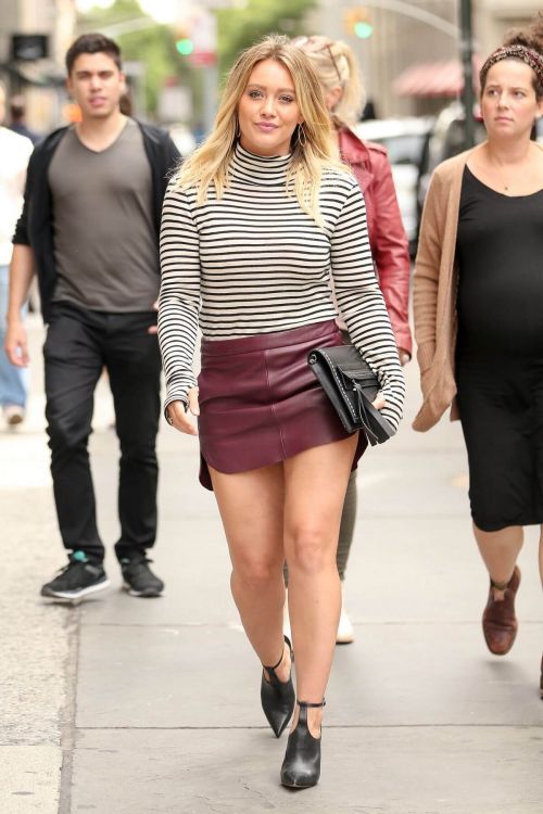 Hilary Duff Stills Arrives at ABC Kitchen in New York