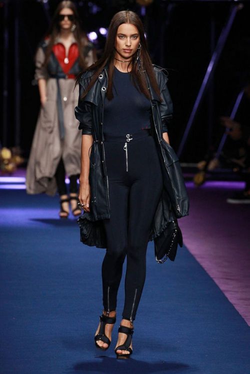 Irina Shayk Stills at Versace Fashion Show at Milan Fashion Week 2
