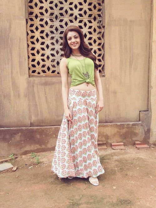 Kajal Aggarwal at Khaidi No 150 Movie On Location Photos