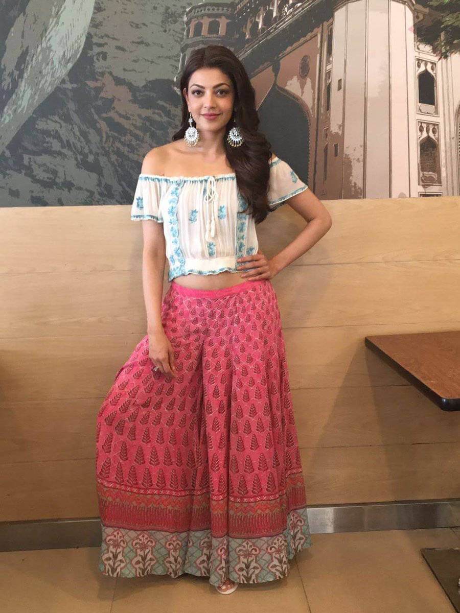 Kajal Aggarwal at Khaidi No 150 Movie On Location Photos