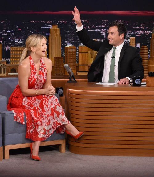 Kate Hudson Stills at Tonight Show Starring Jimmy Fallon in New York 7