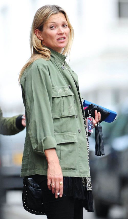 Kate Moss Out and About in London 7