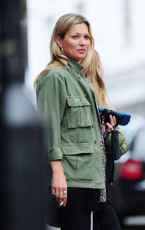 Kate Moss Out and About in London