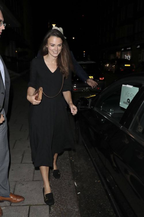 Keira Knightley Stills Leaves 34 Restaurant in London 4