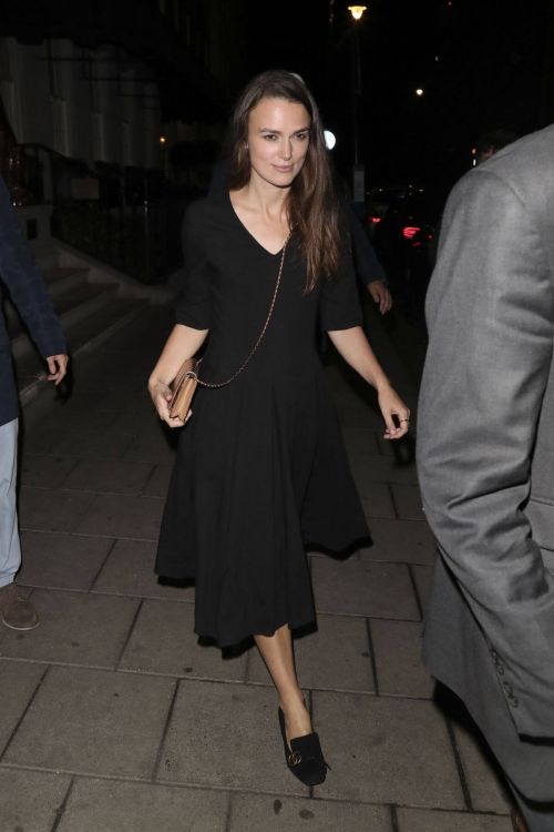 Keira Knightley Stills Leaves 34 Restaurant in London 6