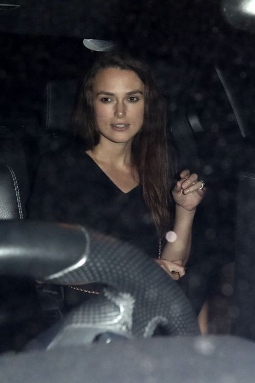 Keira Knightley Stills Leaves 34 Restaurant in London 8
