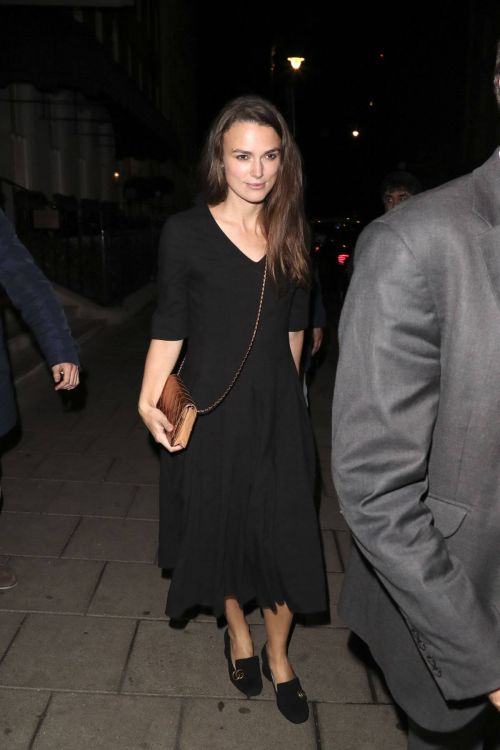 Keira Knightley Stills Leaves 34 Restaurant in London 10